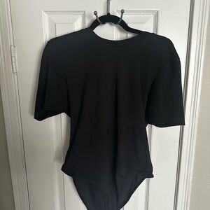 Good American Black Bodysuit